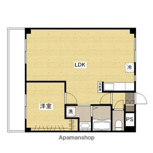 カルチェ・ヴェールS棟【6階】の間取り