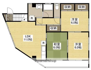 YOTUBAビル【4階】の間取り