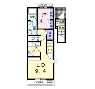 シャンドール1【2階】の間取り