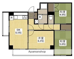 第一清水ビル【3階】の間取り