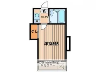 グランツ安芸長束【2階】の間取り