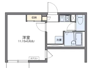 レオネクスト旭鶴Ⅱ【102号室】の間取り