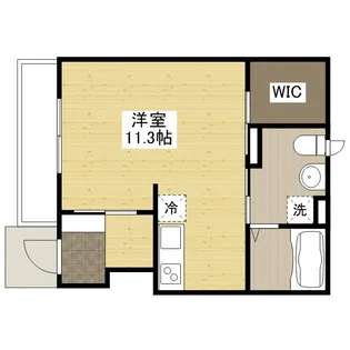 エクセレント・ビュー中尾【1階】の間取り