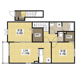 ラベンダー【2階】の間取り
