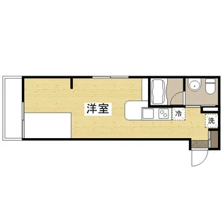 リヴィエール戸坂Ⅱ【201号室号室】の間取り