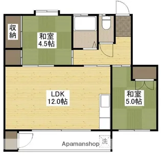 鈴が台Ⅰ棟【4階】の間取り