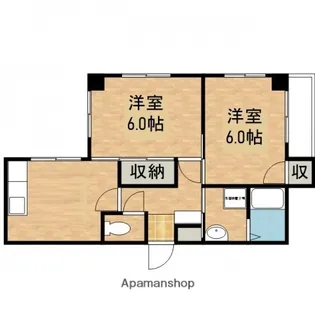 アーバンうえの第1ビル【3階】の間取り