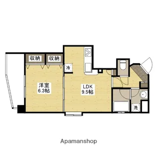 オリオリタウンⅧ【4階】の間取り