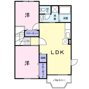 コリーヌ メゾン【2階】の間取り