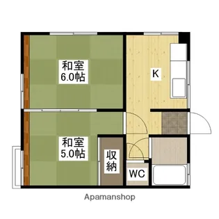 中村ビル(皆実町)【3階】の間取り