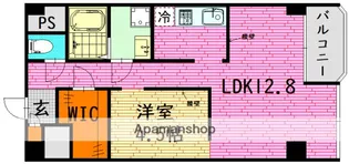 ダイヤコーポ東雲【6階】の間取り