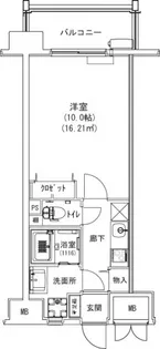 広島県広島市中区東白島町【マンション】の間取り