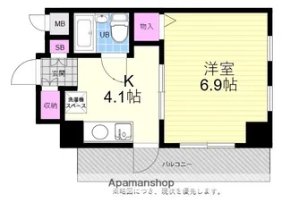 カルチェ大手町【2階】の間取り