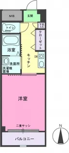 第2中村ビル【301号室号室】の間取り