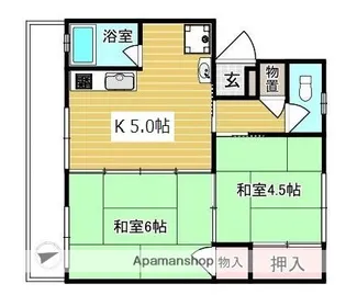 原田ビル【4階】の間取り