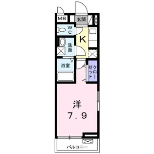 ラ ベレッツァ【3階】の間取り
