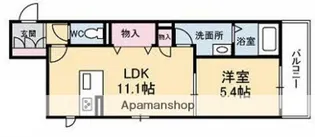 FOREST AKEBONO【1階】の間取り
