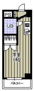 サウスヒルズ【404号室号室】の間取り
