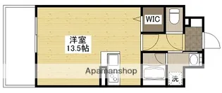 サムティレジデンス平和大通り【5階】の間取り