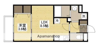 セブンプロート庚午【3階】の間取り