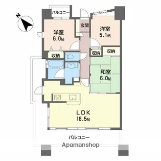 スターアーク牛田新町【12階】の間取り