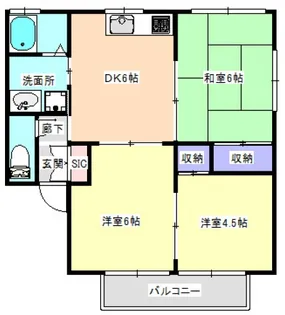 セジュール011【101号室号室】の間取り