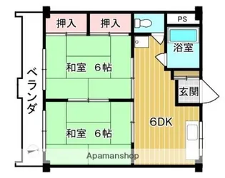 村上ビル【3階】の間取り