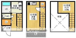 DUPLEST輝【1階】の間取り