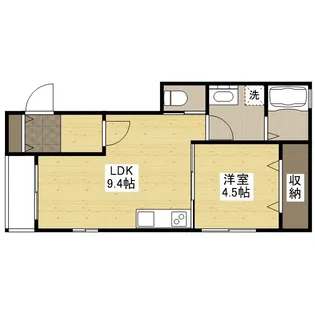 ヴァンヴェール八木【2階】の間取り
