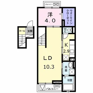 ヴィラMY【4階】の間取り