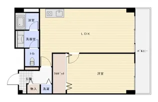 WAKO ILE BLANCHE【9階】の間取り
