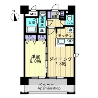 J・GRACE十日市【4階】の間取り