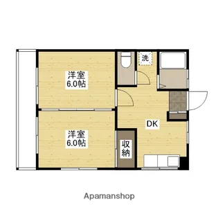 美和ビル【3階】の間取り
