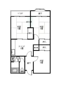 広島畳材安古市ビル【404号室号室】の間取り