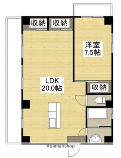 ケンセイ第二ビル【2階】の間取り