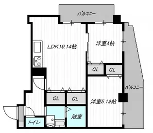 AXIS BLD(アクシスビル)【503号室号室】の間取り