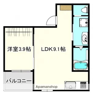 PEACEⅠ【2階】の間取り
