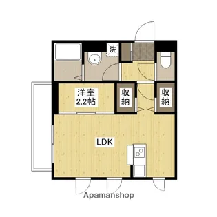 セントラルスクエア庚午【3階】の間取り
