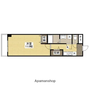 コンフォート緑井【1階】の間取り