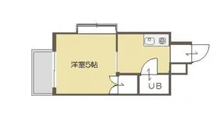 ハイネス江波【605号室号室】の間取り