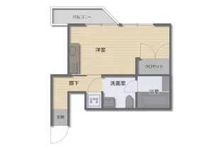 EFT二葉の里【103号室号室】の間取り