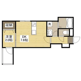 セブンプロート五日市リバーサイドⅡ【1階】の間取り
