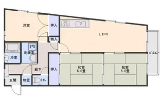 サンパティオ高須【301号室号室】の間取り