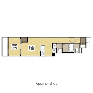 月光江波東参番館【2階】の間取り
