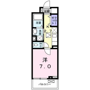BELLE FONTAINE【1階】の間取り