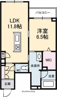 ボヌール櫻【2階】の間取り