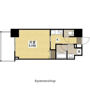 ブリリアンクラス河原町【11階】の間取り