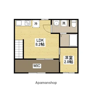 Prive上安【2階】の間取り