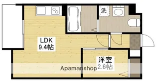 コンフォート江波南【3階】の間取り