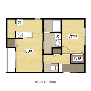 ボワヴェール八木【2階】の間取り